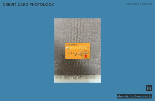 Albanien Tirana Bank Mastercard Photolook Beispielvorschau